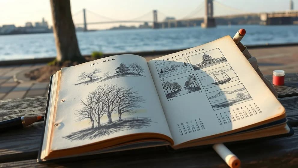 I sketch at Belle Isle every Sunday for a year